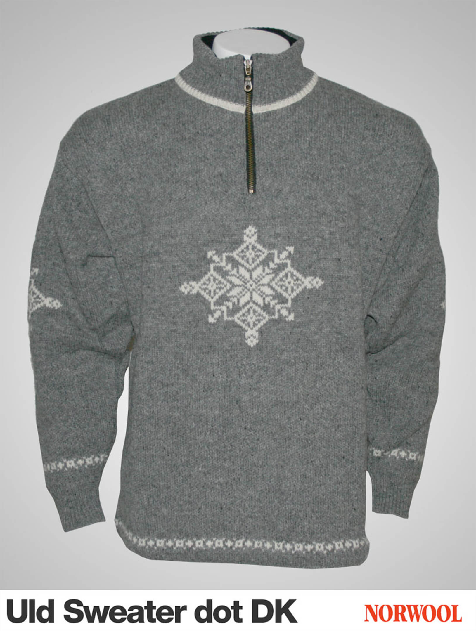 Norwool sweater i 100% ren uld i klassisk design.